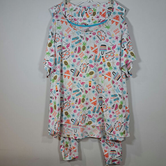 Secret Treasures Other - Secret Treasures Summer Themed Women's Plus 3X Pajama Set